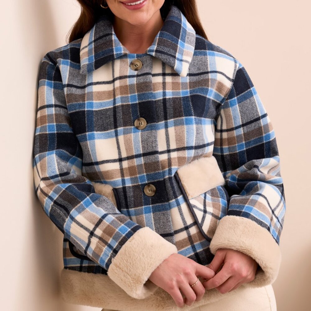 Tribal Plaid Jacket